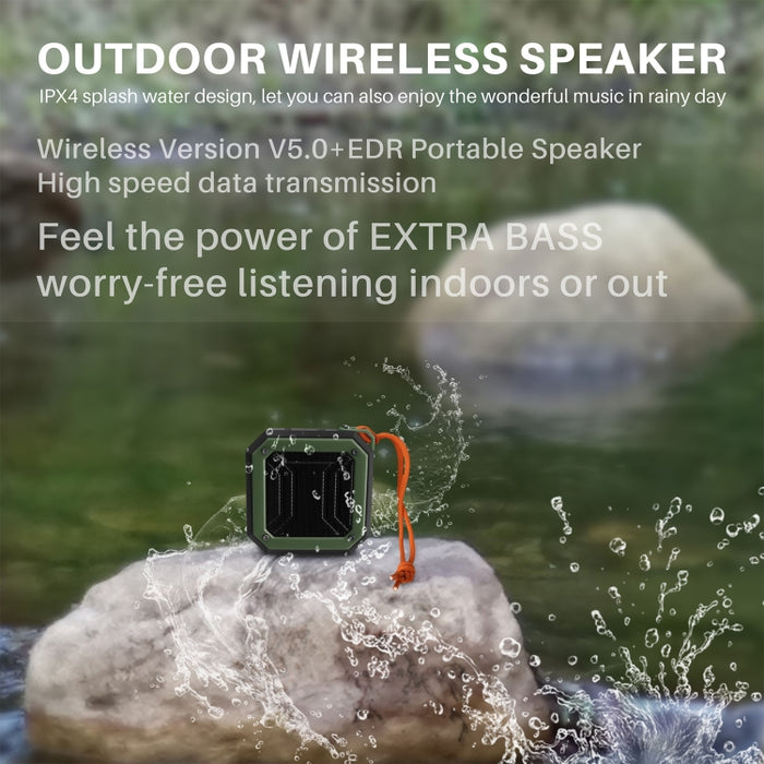 Nuevo altavoz Bluetooth Rixing NR-103 Mini TWS con cordón