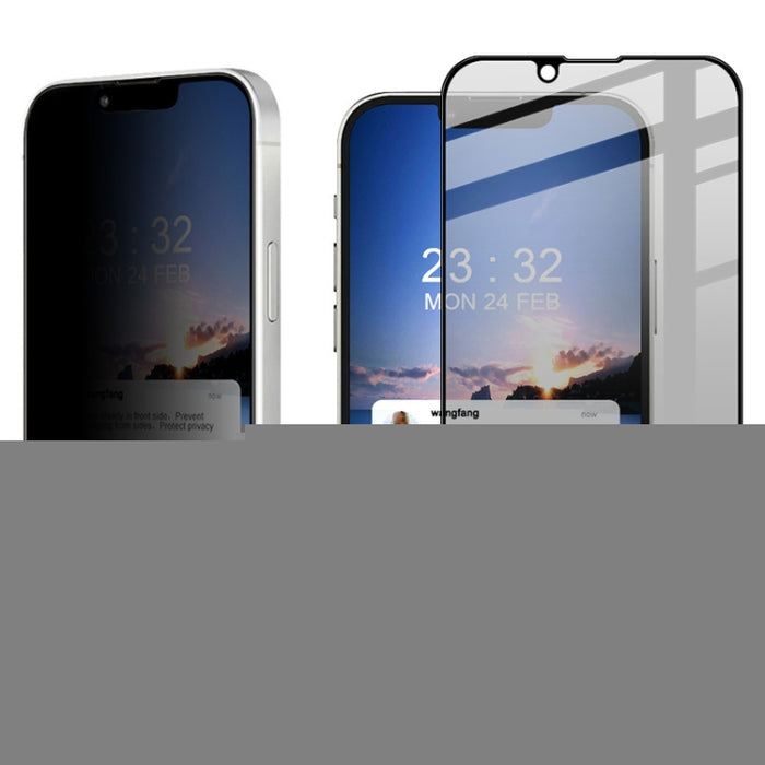 Película protectora de vidrio templado antiespía de pantalla completa IMAK HD, For iPhone 13 mini, For iPhone 13 / 13 Pro, For iPhone 13 Pro Max