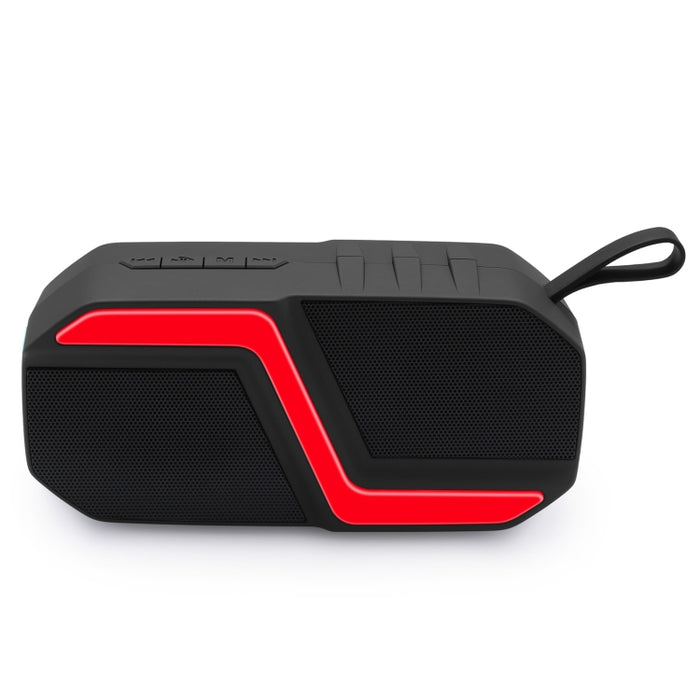 Altavoz Bluetooth portátil para exteriores NewRixing NR-5019, compatible con llamadas manos libres/tarjeta TF/disco FM/U