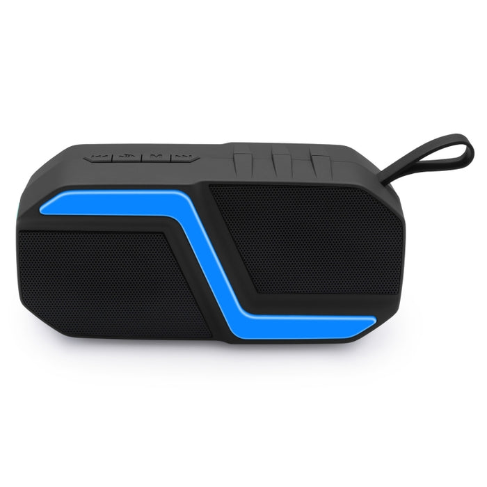 Altavoz Bluetooth portátil para exteriores NewRixing NR-5019, compatible con llamadas manos libres/tarjeta TF/disco FM/U