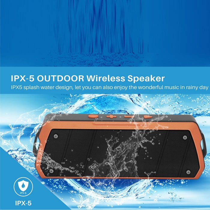 Altavoz Bluetooth de alta fidelidad NewRixing NR-5000 IPX5, compatible con llamadas manos libres/tarjeta TF/disco FM/U