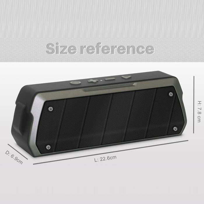 Altavoz Bluetooth de alta fidelidad NewRixing NR-5000 IPX5, compatible con llamadas manos libres/tarjeta TF/disco FM/U