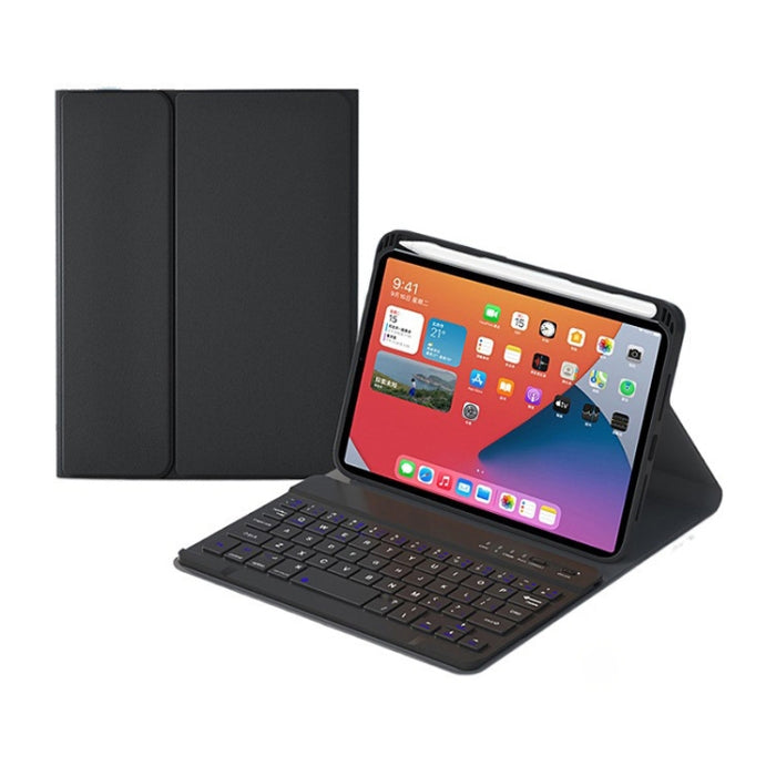 HK006 Square Keys Estuche de cuero con teclado Bluetooth desmontable con soporte para iPad mini 6