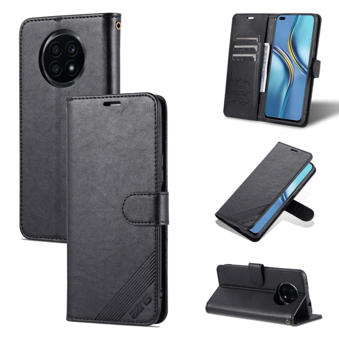 AZNS Estuche de cuero con tapa horizontal con textura de piel de oveja con soporte y ranuras para tarjetas y billetera, For vivo X70, For vivo X70 Pro, For Honor X20, For Xiaomi Redmi 10, For Xiaomi Mix 4