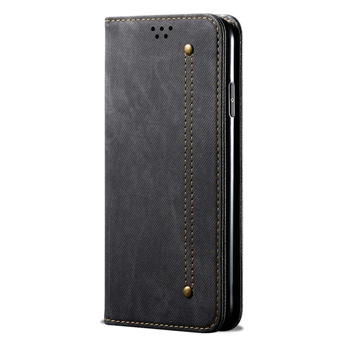 Estuche de cuero con tapa horizontal de estilo casual de textura de mezclilla con soporte y ranuras para tarjetas y billetera, For OPPO A9 / F11, For OPPO Reno 2, For Huawei Mate 30, For Huawei P30 Pro, For Huawei P30, For Huawei P Smart Z / Y9 Prime  ...