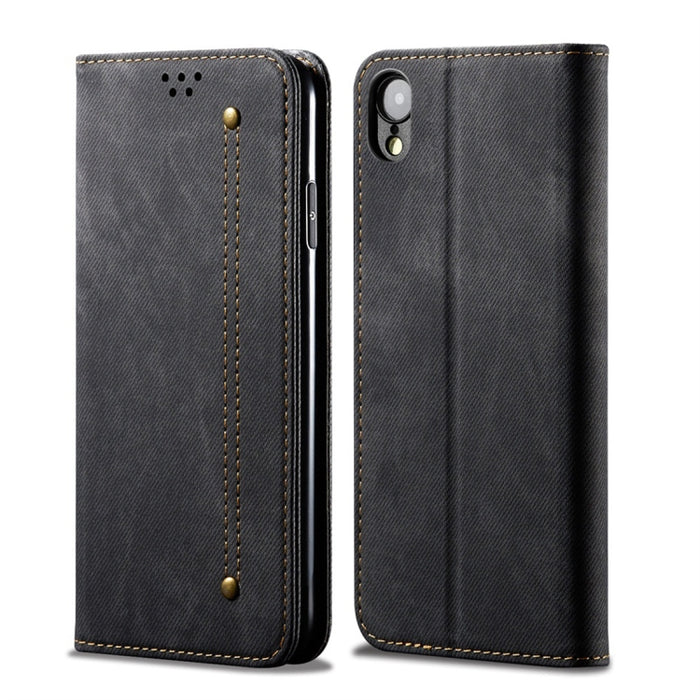 Estuche de cuero con tapa horizontal de estilo casual de textura de mezclilla con soporte y ranuras para tarjetas y billetera, For OPPO A9 / F11, For OPPO Reno 2, For Huawei Mate 30, For Huawei P30 Pro, For Huawei P30, For Huawei P Smart Z / Y9 Prime  ...