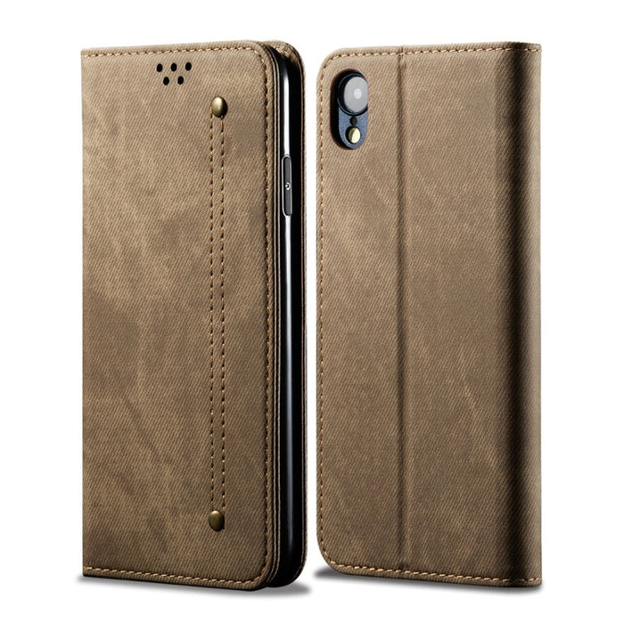 Estuche de cuero con tapa horizontal de estilo casual de textura de mezclilla con soporte y ranuras para tarjetas y billetera, For OPPO A9 / F11, For OPPO Reno 2, For Huawei Mate 30, For Huawei P30 Pro, For Huawei P30, For Huawei P Smart Z / Y9 Prime  ...