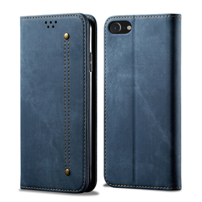 Estuche de cuero con tapa horizontal de estilo casual de textura de mezclilla con soporte y ranuras para tarjetas y billetera, For OPPO A9 / F11, For OPPO Reno 2, For Huawei Mate 30, For Huawei P30 Pro, For Huawei P30, For Huawei P Smart Z / Y9 Prime  ...