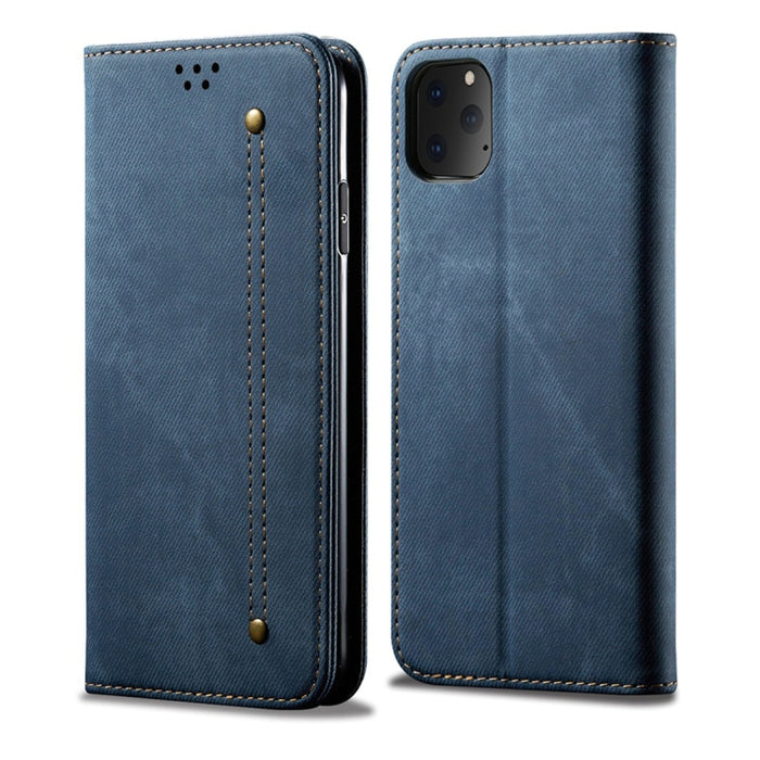 Estuche de cuero con tapa horizontal de estilo casual de textura de mezclilla con soporte y ranuras para tarjetas y billetera, For OPPO A9 / F11, For OPPO Reno 2, For Huawei Mate 30, For Huawei P30 Pro, For Huawei P30, For Huawei P Smart Z / Y9 Prime  ...