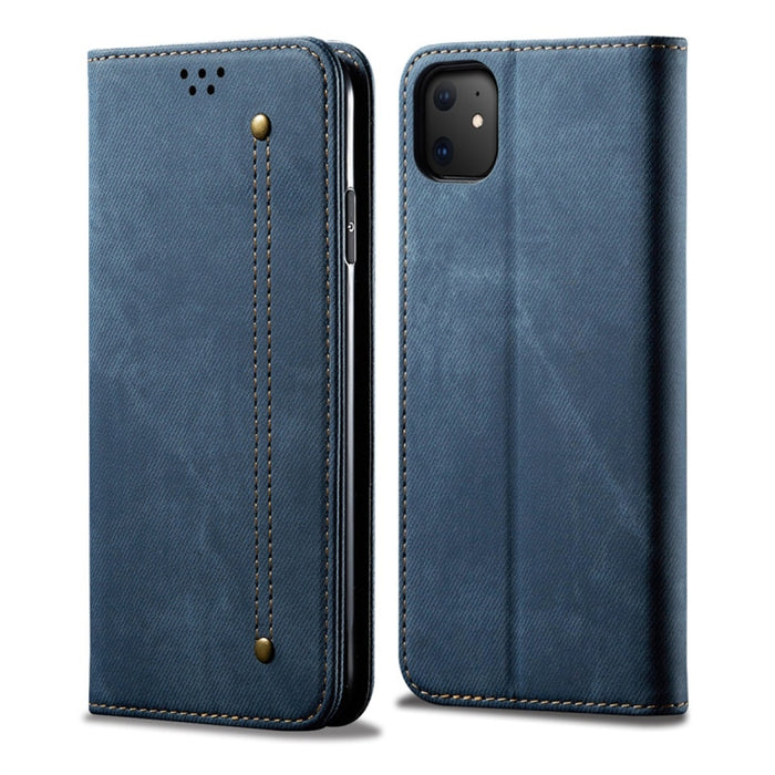 Estuche de cuero con tapa horizontal de estilo casual de textura de mezclilla con soporte y ranuras para tarjetas y billetera, For OPPO A9 / F11, For OPPO Reno 2, For Huawei Mate 30, For Huawei P30 Pro, For Huawei P30, For Huawei P Smart Z / Y9 Prime  ...