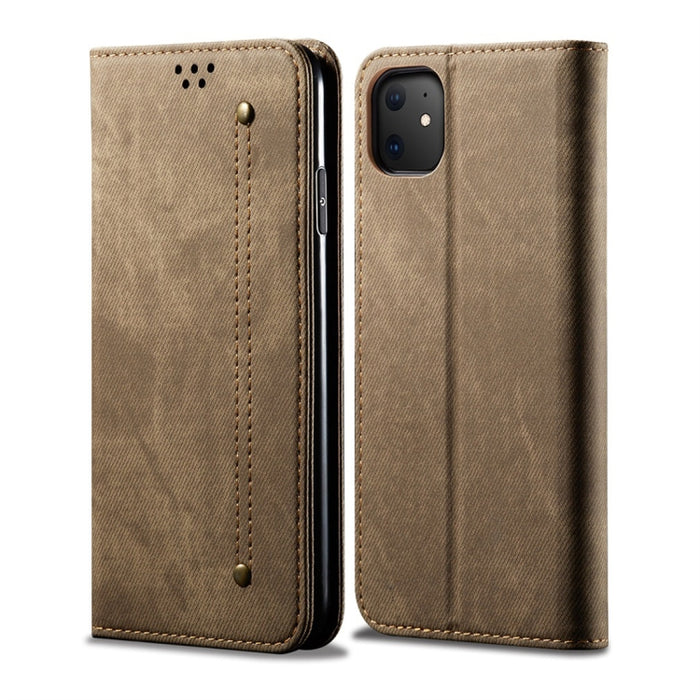 Estuche de cuero con tapa horizontal de estilo casual de textura de mezclilla con soporte y ranuras para tarjetas y billetera, For OPPO A9 / F11, For OPPO Reno 2, For Huawei Mate 30, For Huawei P30 Pro, For Huawei P30, For Huawei P Smart Z / Y9 Prime  ...