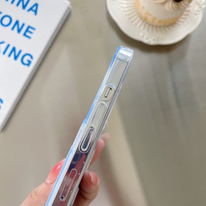 Funda protectora de TPU a prueba de golpes con ranura para tarjeta transparente