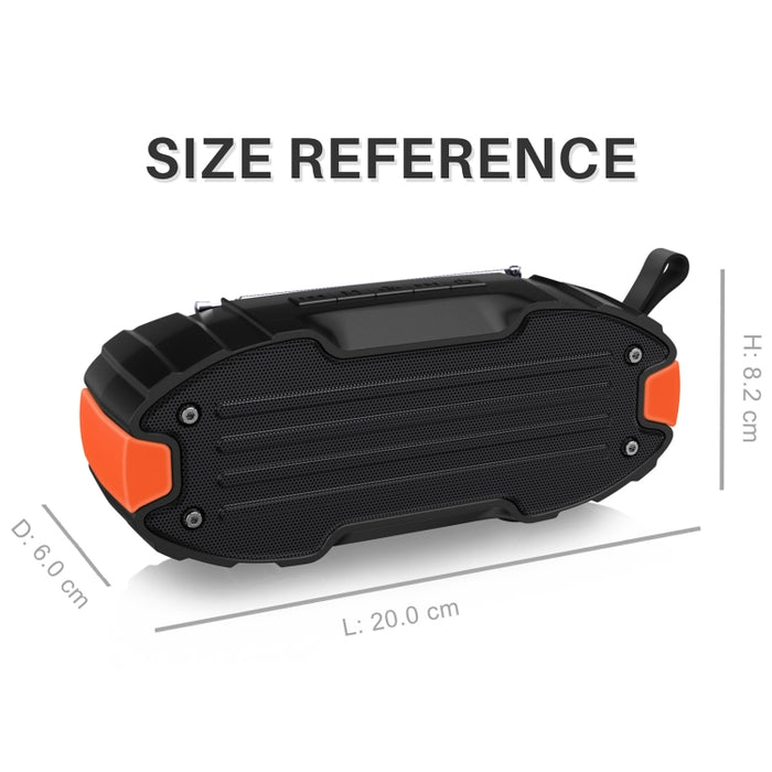 Nuevo Rixing NR-907FM TWS Altavoz Bluetooth para exteriores Compatible con llamadas manos libres / FM con mango y antena