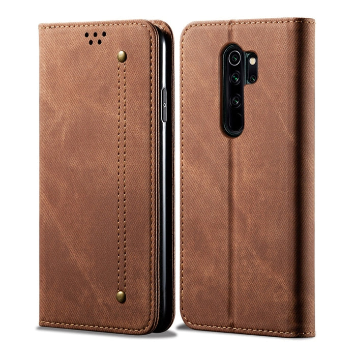 Estuche de cuero con tapa horizontal de estilo casual de textura de mezclilla con soporte y ranuras para tarjetas y billetera, For Galaxy A70, For Galaxy M30s, For Galaxy A10s, For Galaxy A20 / A30, For Galaxy A20s, For Galaxy A50s / A50 / A30s        ...