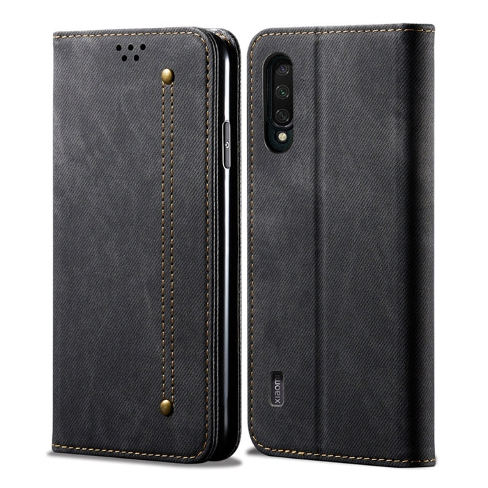 Estuche de cuero con tapa horizontal de estilo casual de textura de mezclilla con soporte y ranuras para tarjetas y billetera, For Galaxy A70, For Galaxy M30s, For Galaxy A10s, For Galaxy A20 / A30, For Galaxy A20s, For Galaxy A50s / A50 / A30s        ...