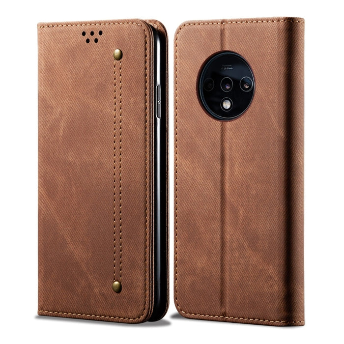 Estuche de cuero con tapa horizontal de estilo casual de textura de mezclilla con soporte y ranuras para tarjetas y billetera, For Galaxy A70, For Galaxy M30s, For Galaxy A10s, For Galaxy A20 / A30, For Galaxy A20s, For Galaxy A50s / A50 / A30s        ...