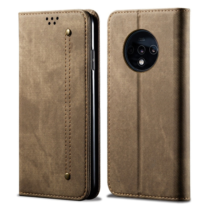 Estuche de cuero con tapa horizontal de estilo casual de textura de mezclilla con soporte y ranuras para tarjetas y billetera, For Galaxy A70, For Galaxy M30s, For Galaxy A10s, For Galaxy A20 / A30, For Galaxy A20s, For Galaxy A50s / A50 / A30s        ...