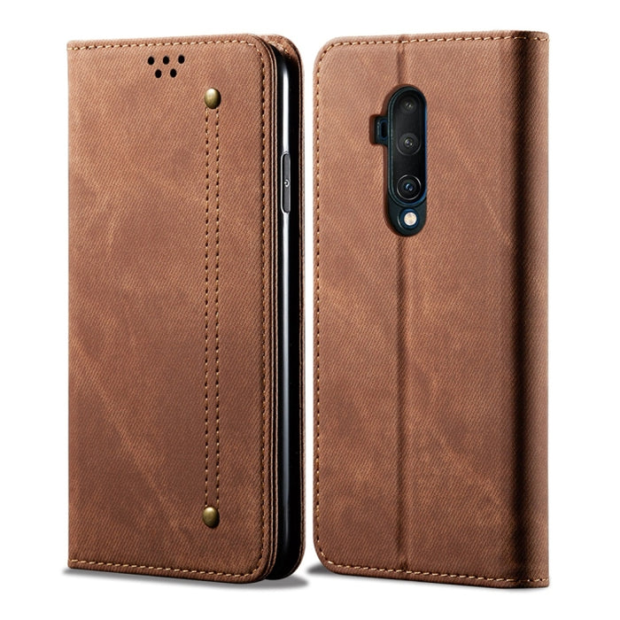 Estuche de cuero con tapa horizontal de estilo casual de textura de mezclilla con soporte y ranuras para tarjetas y billetera, For Galaxy A70, For Galaxy M30s, For Galaxy A10s, For Galaxy A20 / A30, For Galaxy A20s, For Galaxy A50s / A50 / A30s        ...