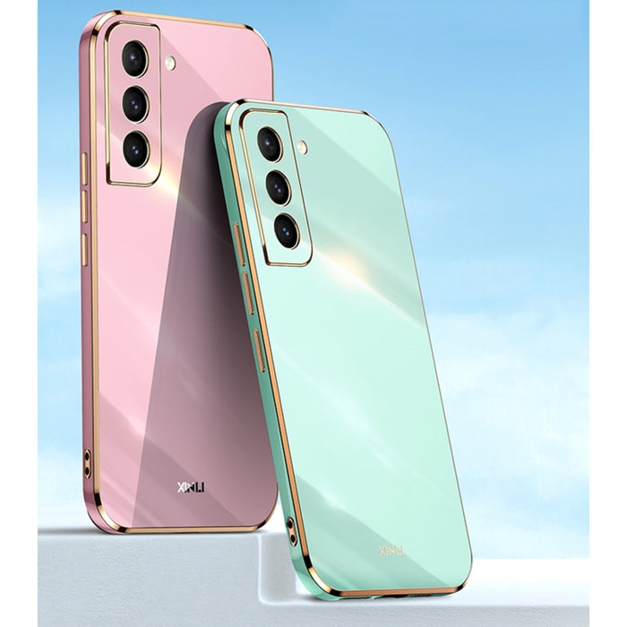 XINLI Straight 6D Plating Gold Edge TPU Estuche a prueba de golpes, For Samsung Galaxy S21 5G, For Samsung Galaxy S21+ 5G, For Honor X20, For Honor X20 SE, For Samsung Galaxy S21 Ultra 5G, For Xiaomi Mi Mix 4