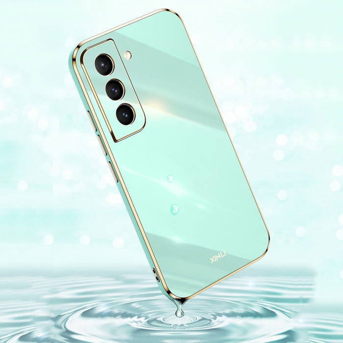 XINLI Straight 6D Plating Gold Edge TPU Estuche a prueba de golpes, For Samsung Galaxy S21 5G, For Samsung Galaxy S21+ 5G, For Honor X20, For Honor X20 SE, For Samsung Galaxy S21 Ultra 5G, For Xiaomi Mi Mix 4