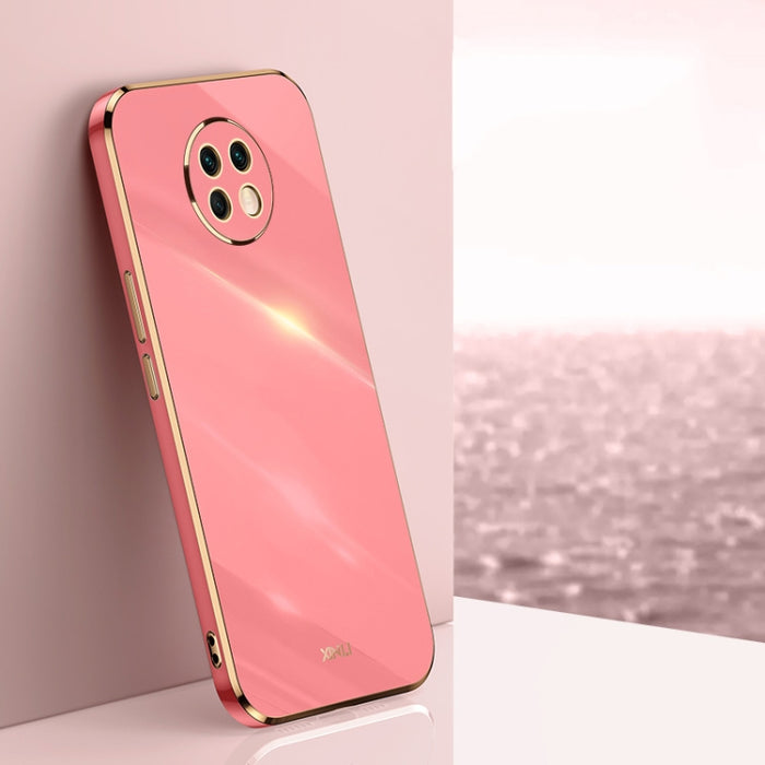 XINLI Straight 6D Plating Gold Edge TPU Estuche a prueba de golpes, For Samsung Galaxy S21 5G, For Samsung Galaxy S21+ 5G, For Honor X20, For Honor X20 SE, For Samsung Galaxy S21 Ultra 5G, For Xiaomi Mi Mix 4