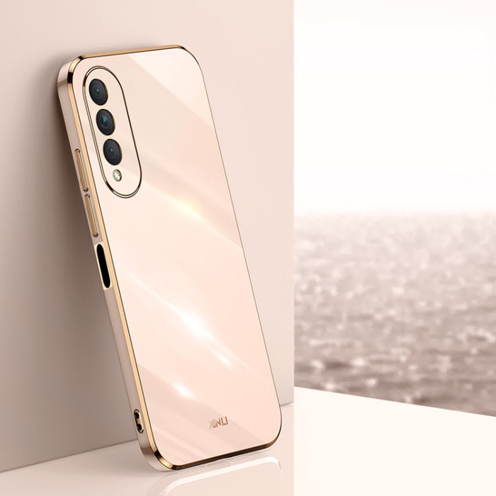 XINLI Straight 6D Plating Gold Edge TPU Estuche a prueba de golpes, For Samsung Galaxy S21 5G, For Samsung Galaxy S21+ 5G, For Honor X20, For Honor X20 SE, For Samsung Galaxy S21 Ultra 5G, For Xiaomi Mi Mix 4