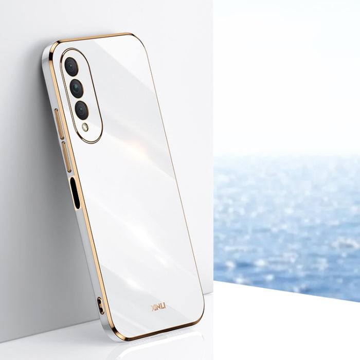 XINLI Straight 6D Plating Gold Edge TPU Estuche a prueba de golpes, For Samsung Galaxy S21 5G, For Samsung Galaxy S21+ 5G, For Honor X20, For Honor X20 SE, For Samsung Galaxy S21 Ultra 5G, For Xiaomi Mi Mix 4
