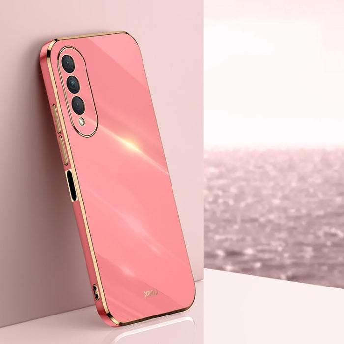 XINLI Straight 6D Plating Gold Edge TPU Estuche a prueba de golpes, For Samsung Galaxy S21 5G, For Samsung Galaxy S21+ 5G, For Honor X20, For Honor X20 SE, For Samsung Galaxy S21 Ultra 5G, For Xiaomi Mi Mix 4