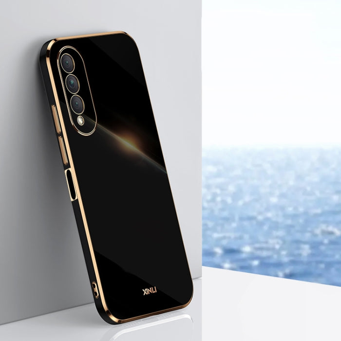 XINLI Straight 6D Plating Gold Edge TPU Estuche a prueba de golpes, For Samsung Galaxy S21 5G, For Samsung Galaxy S21+ 5G, For Honor X20, For Honor X20 SE, For Samsung Galaxy S21 Ultra 5G, For Xiaomi Mi Mix 4