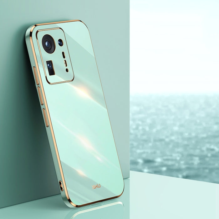 XINLI Straight 6D Plating Gold Edge TPU Estuche a prueba de golpes, For Samsung Galaxy S21 5G, For Samsung Galaxy S21+ 5G, For Honor X20, For Honor X20 SE, For Samsung Galaxy S21 Ultra 5G, For Xiaomi Mi Mix 4