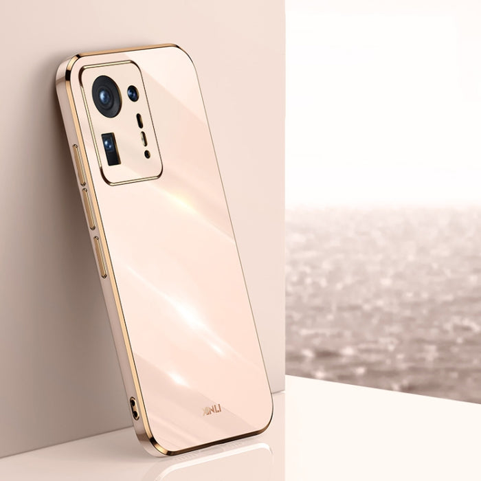 XINLI Straight 6D Plating Gold Edge TPU Estuche a prueba de golpes, For Samsung Galaxy S21 5G, For Samsung Galaxy S21+ 5G, For Honor X20, For Honor X20 SE, For Samsung Galaxy S21 Ultra 5G, For Xiaomi Mi Mix 4