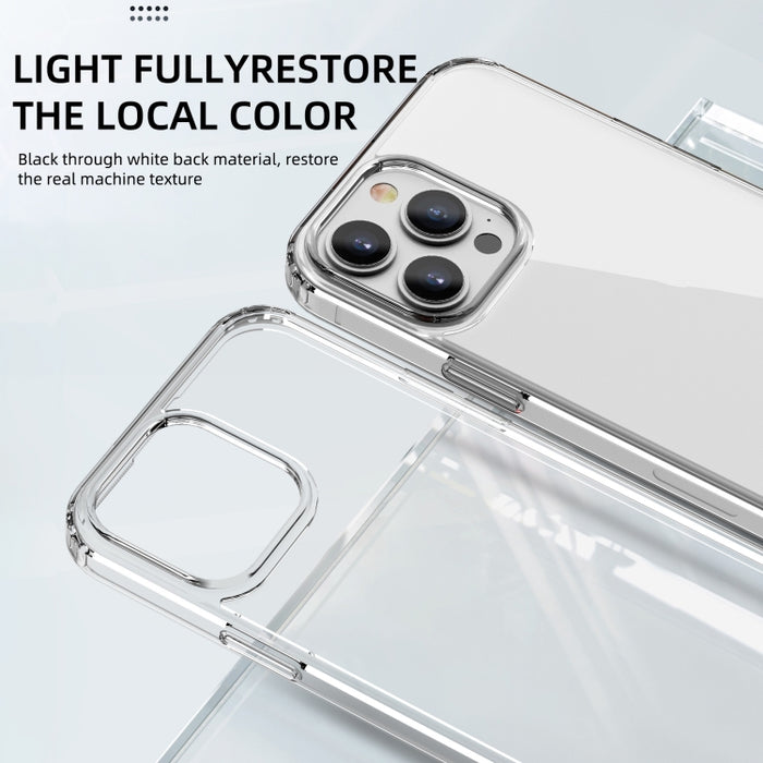Funda protectora iPAKY transparente a prueba de golpes TPU + PC