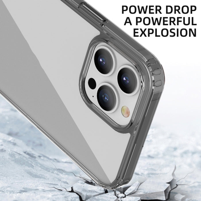 Funda protectora iPAKY transparente a prueba de golpes TPU + PC