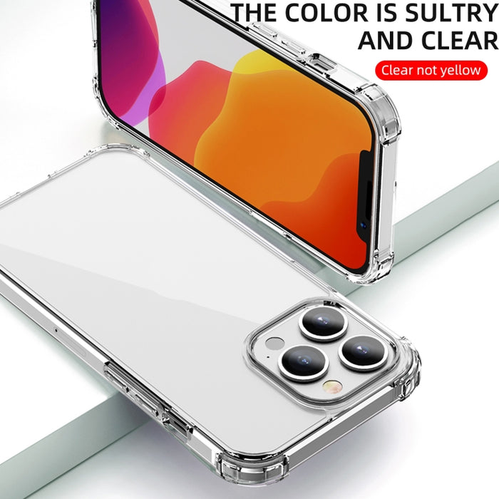 iPAKY Crystal Clear Series Funda protectora de TPU + PC transparente a prueba de golpes