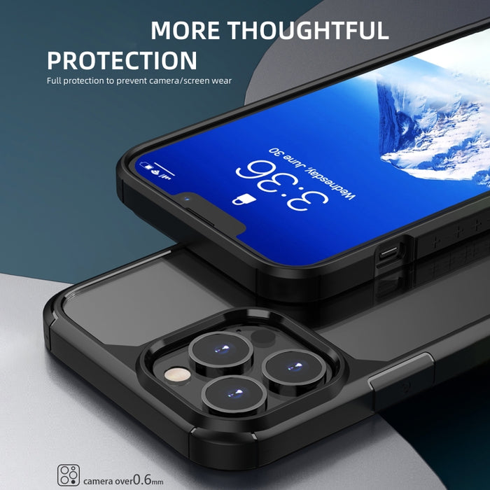 iPAKY Royal Armor TPU a prueba de golpes + funda protectora transparente para PC