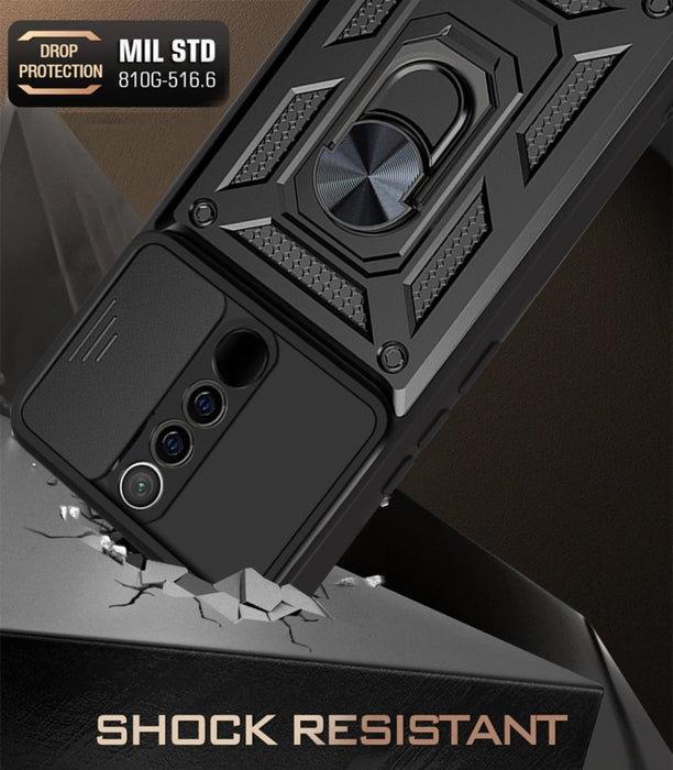 Diseño de cubierta de cámara deslizante Funda protectora de TPU + PC, For Xiaomi Redmi 9, For Xiaomi Redmi 9A, For Xiaomi Redmi Note 9S, For Xiaomi Redmi Note 10 5G
