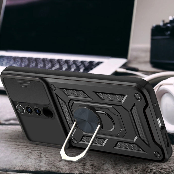 Diseño de cubierta de cámara deslizante Funda protectora de TPU + PC, For Xiaomi Redmi 9, For Xiaomi Redmi 9A, For Xiaomi Redmi Note 9S, For Xiaomi Redmi Note 10 5G