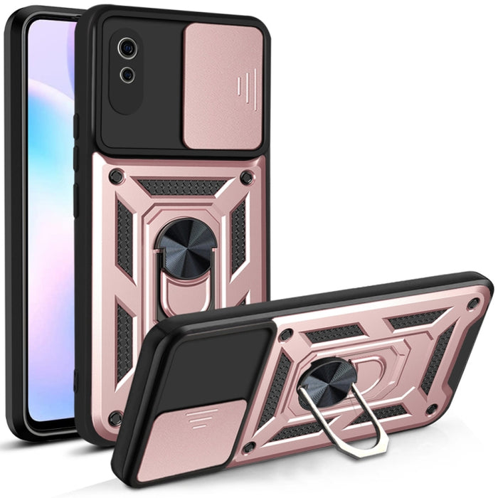 Diseño de cubierta de cámara deslizante Funda protectora de TPU + PC, For Xiaomi Redmi 9, For Xiaomi Redmi 9A, For Xiaomi Redmi Note 9S, For Xiaomi Redmi Note 10 5G