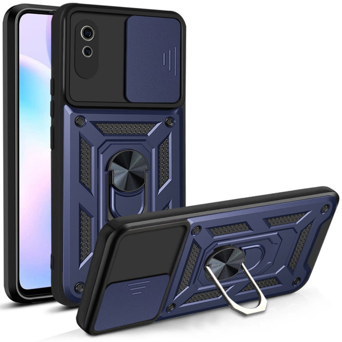 Diseño de cubierta de cámara deslizante Funda protectora de TPU + PC, For Xiaomi Redmi 9, For Xiaomi Redmi 9A, For Xiaomi Redmi Note 9S, For Xiaomi Redmi Note 10 5G
