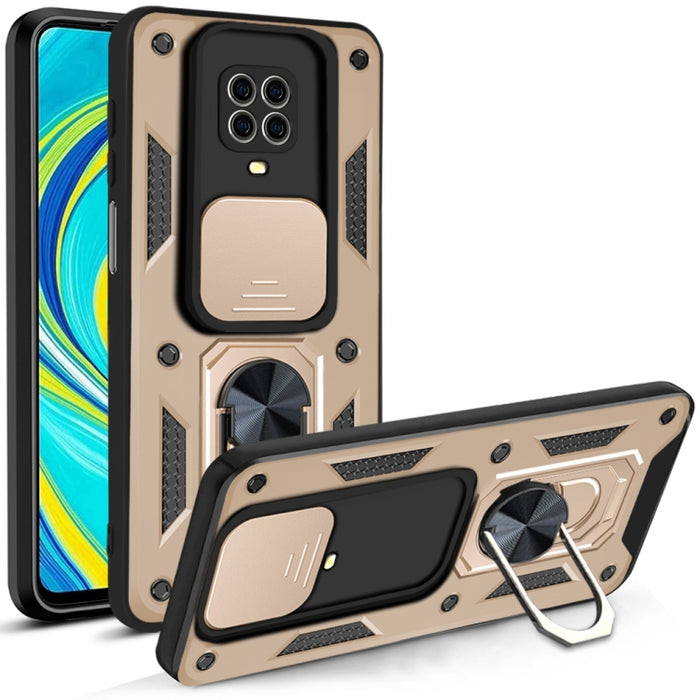 Diseño de cubierta de cámara deslizante Funda protectora de TPU + PC, For Xiaomi Redmi 9, For Xiaomi Redmi 9A, For Xiaomi Redmi Note 9S, For Xiaomi Redmi Note 10 5G