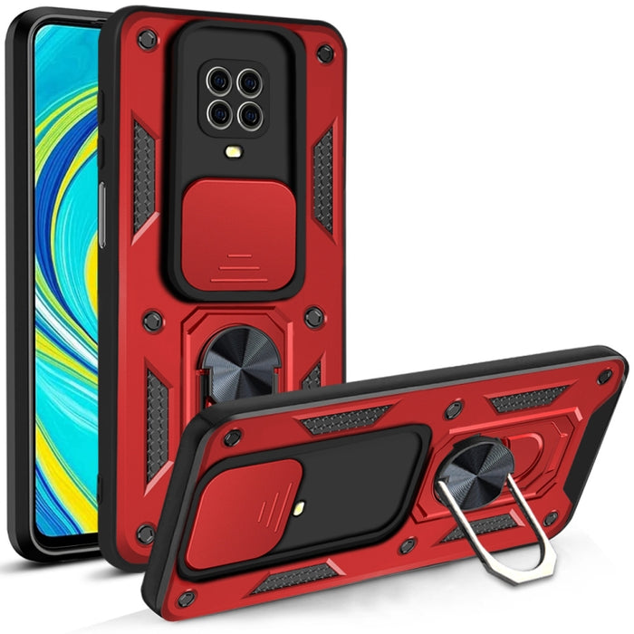 Diseño de cubierta de cámara deslizante Funda protectora de TPU + PC, For Xiaomi Redmi 9, For Xiaomi Redmi 9A, For Xiaomi Redmi Note 9S, For Xiaomi Redmi Note 10 5G