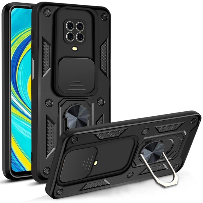 Diseño de cubierta de cámara deslizante Funda protectora de TPU + PC, For Xiaomi Redmi 9, For Xiaomi Redmi 9A, For Xiaomi Redmi Note 9S, For Xiaomi Redmi Note 10 5G