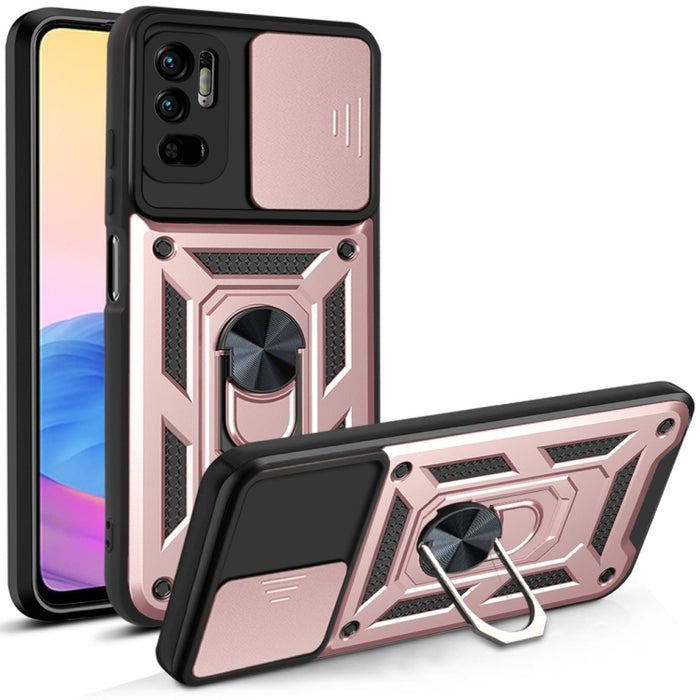Diseño de cubierta de cámara deslizante Funda protectora de TPU + PC, For Xiaomi Redmi 9, For Xiaomi Redmi 9A, For Xiaomi Redmi Note 9S, For Xiaomi Redmi Note 10 5G