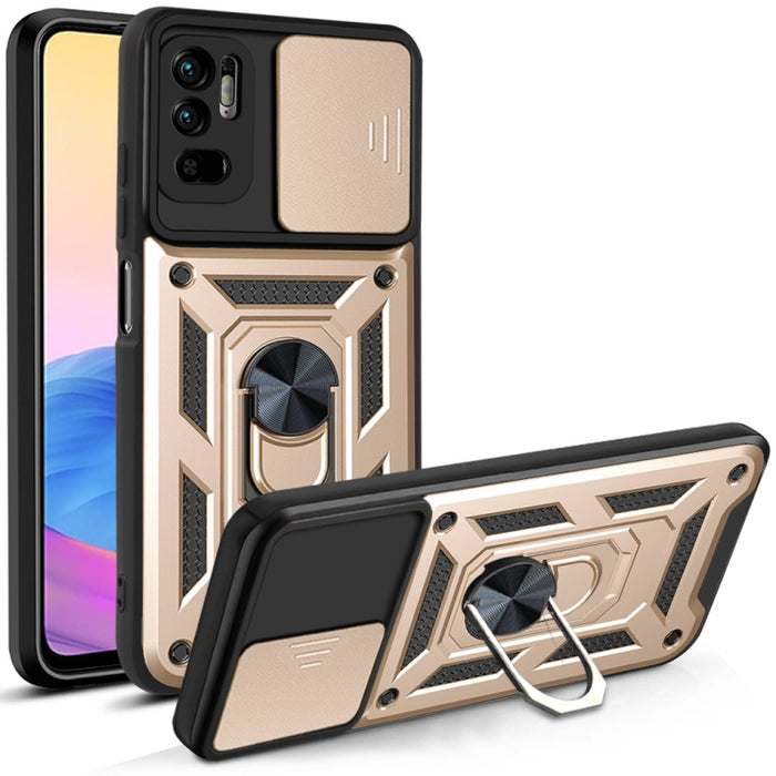 Diseño de cubierta de cámara deslizante Funda protectora de TPU + PC, For Xiaomi Redmi 9, For Xiaomi Redmi 9A, For Xiaomi Redmi Note 9S, For Xiaomi Redmi Note 10 5G
