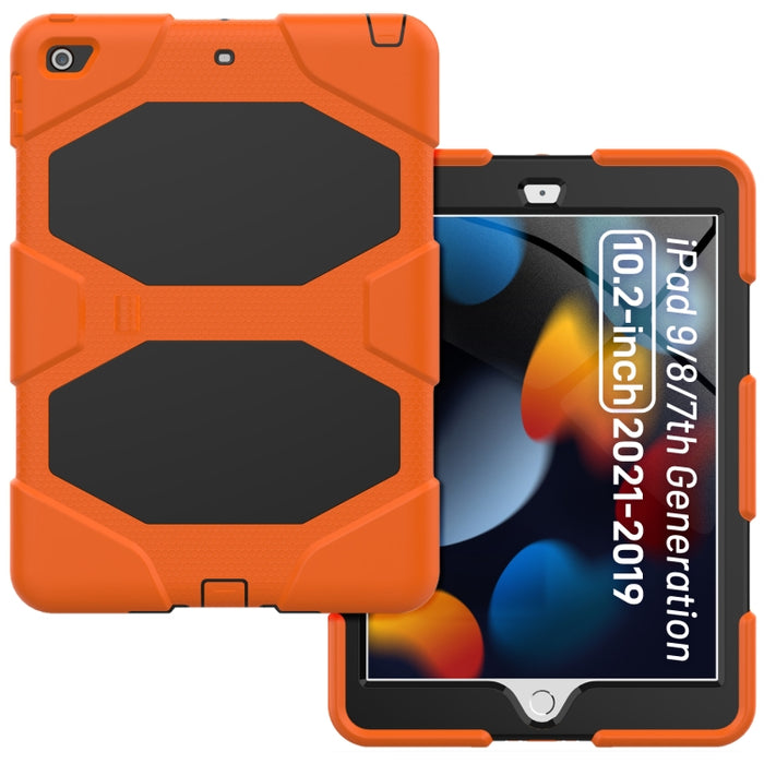 Funda protectora de silicona colorida a prueba de golpes + PC con soporte y ranura para bolígrafo