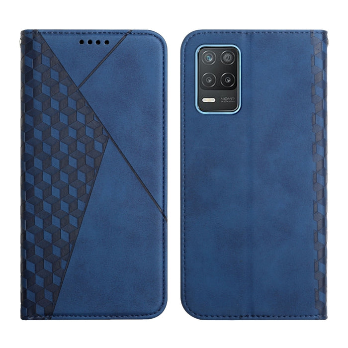 Patrón de diamante Empalme Piel Sensación Magnética Funda de cuero con tapa horizontal con ranuras para tarjetas y soporte y billetera, For OPPO A16s / A16 / A54s / A53s 5G / A55 5G, For OPPO Realme V13 5G / Realme 8 5G, For Xiaomi Redmi 10            ...