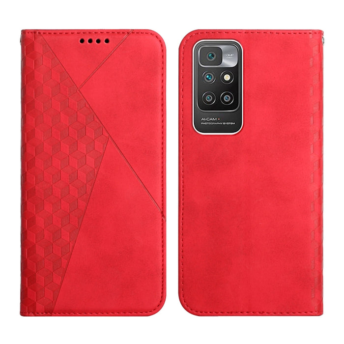 Patrón de diamante Empalme Piel Sensación Magnética Funda de cuero con tapa horizontal con ranuras para tarjetas y soporte y billetera, For OPPO A16s / A16 / A54s / A53s 5G / A55 5G, For OPPO Realme V13 5G / Realme 8 5G, For Xiaomi Redmi 10            ...