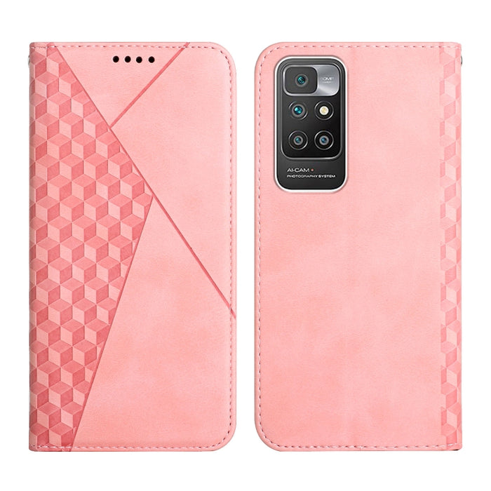 Patrón de diamante Empalme Piel Sensación Magnética Funda de cuero con tapa horizontal con ranuras para tarjetas y soporte y billetera, For OPPO A16s / A16 / A54s / A53s 5G / A55 5G, For OPPO Realme V13 5G / Realme 8 5G, For Xiaomi Redmi 10            ...