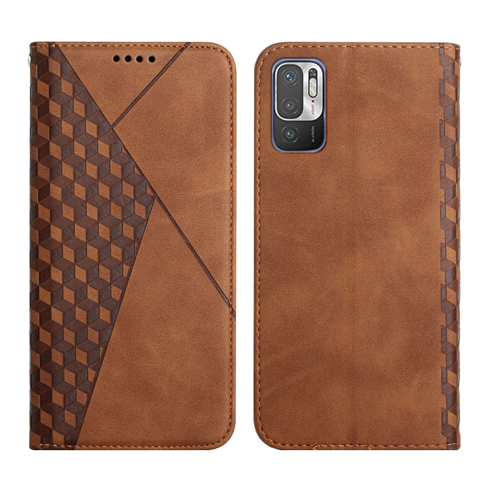 Patrón de diamante Empalme Piel Sensación Magnética Funda de cuero con tapa horizontal con ranuras para tarjetas y soporte y billetera, For OPPO A16s / A16 / A54s / A53s 5G / A55 5G, For OPPO Realme V13 5G / Realme 8 5G, For Xiaomi Redmi 10            ...