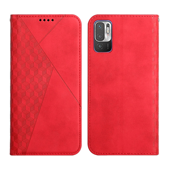 Patrón de diamante Empalme Piel Sensación Magnética Funda de cuero con tapa horizontal con ranuras para tarjetas y soporte y billetera, For OPPO A16s / A16 / A54s / A53s 5G / A55 5G, For OPPO Realme V13 5G / Realme 8 5G, For Xiaomi Redmi 10            ...